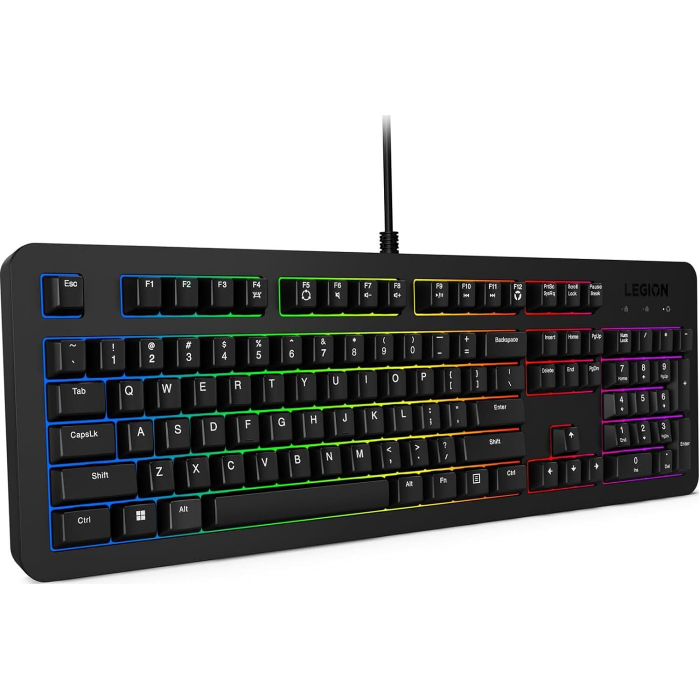 Клавіатура Lenovo Legion K310 RGB Gaming Keyboard - Ukraine (GY41N91855)