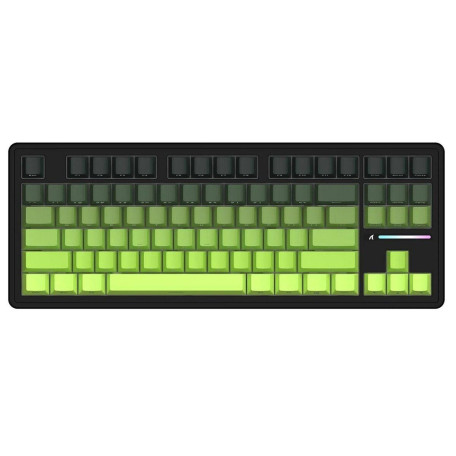 Клавіатура Attack Shark M87 Pro V2 RGB Linear White Jade Switch Wireless (AS-697279247163-M) Gradient Green (G-000003998)