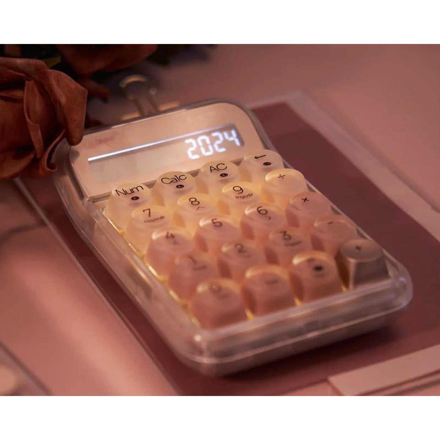 Клавиатура Lofree EH121 Foundation Tri-Mode Wireless Numpad (LO-6922694806178) Rose (G-000003578)