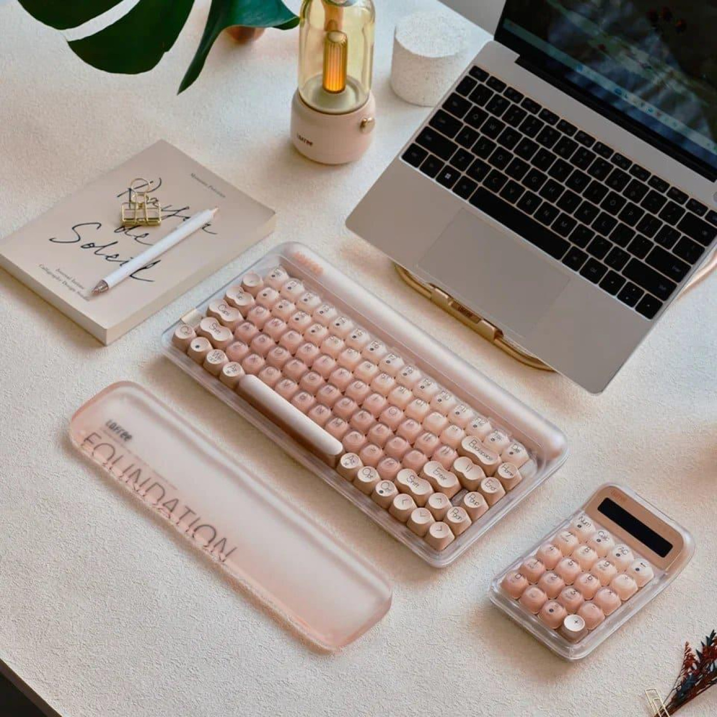 Клавиатура Lofree EH121 Foundation Tri-Mode Wireless Numpad (LO-6922694806178) Rose (G-000003578)