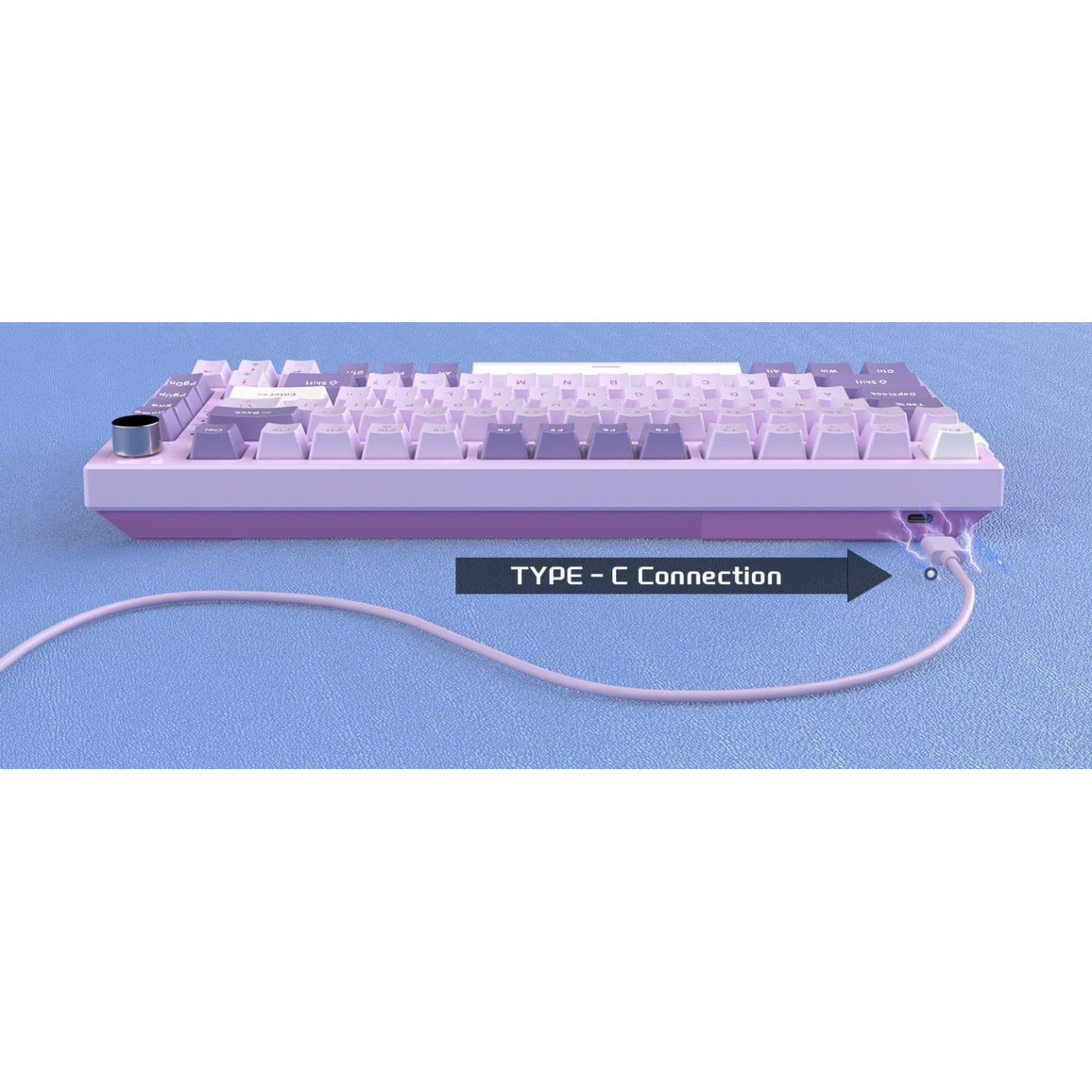 Клавиатура MageGee SKY 81 RGB Violet Switch (6971969727939) Violet (G-000003955)