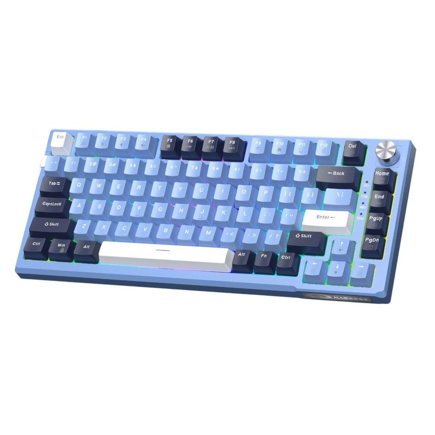 Клавиатура MageGee SKY 81 RGB Blue Whale Switch (6971969727922) Prussian Blue (G-000003953)