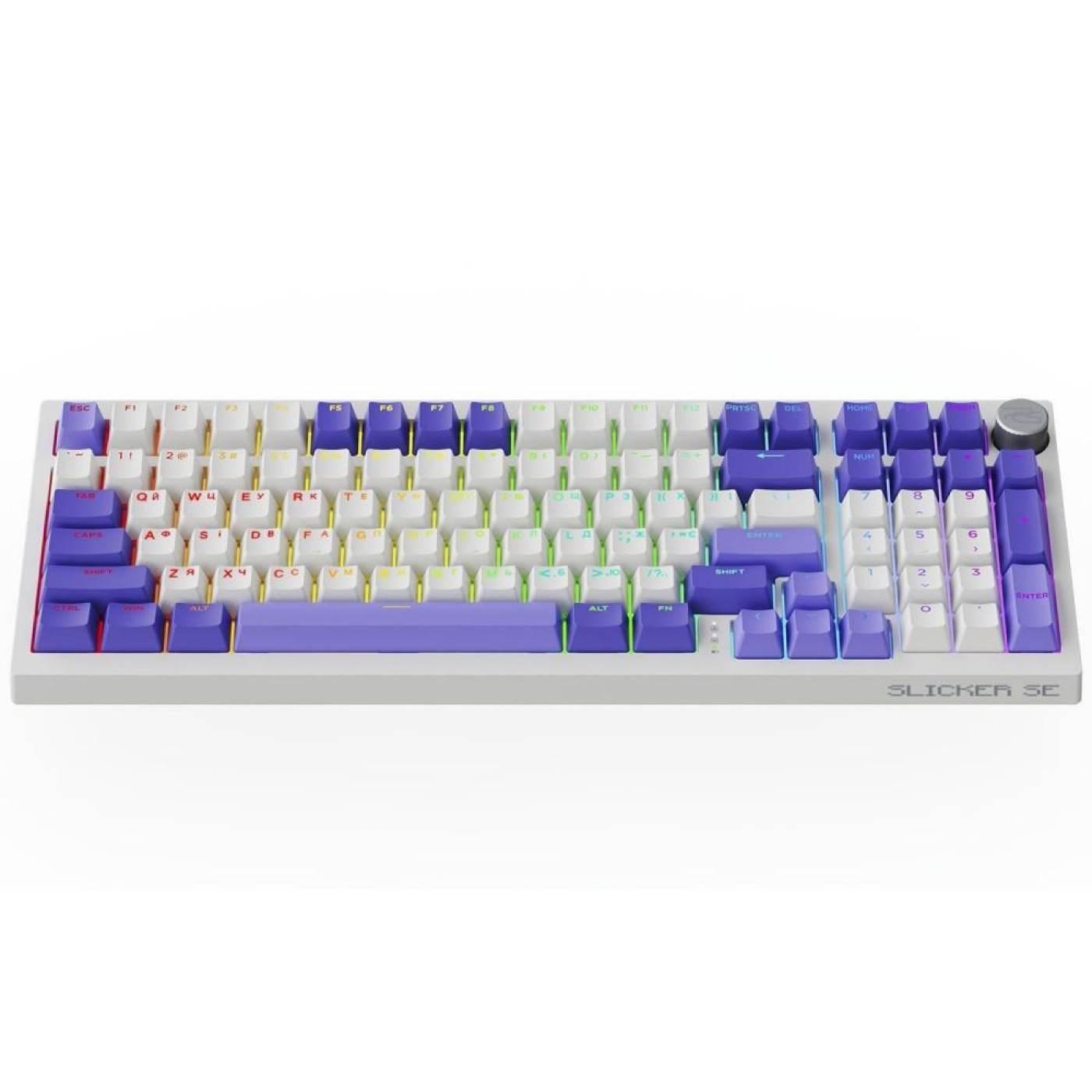 Клавиатура Proove Gaming Slicker Special Edition (Ukraine Layout) White Purple (WKSLSE022416)