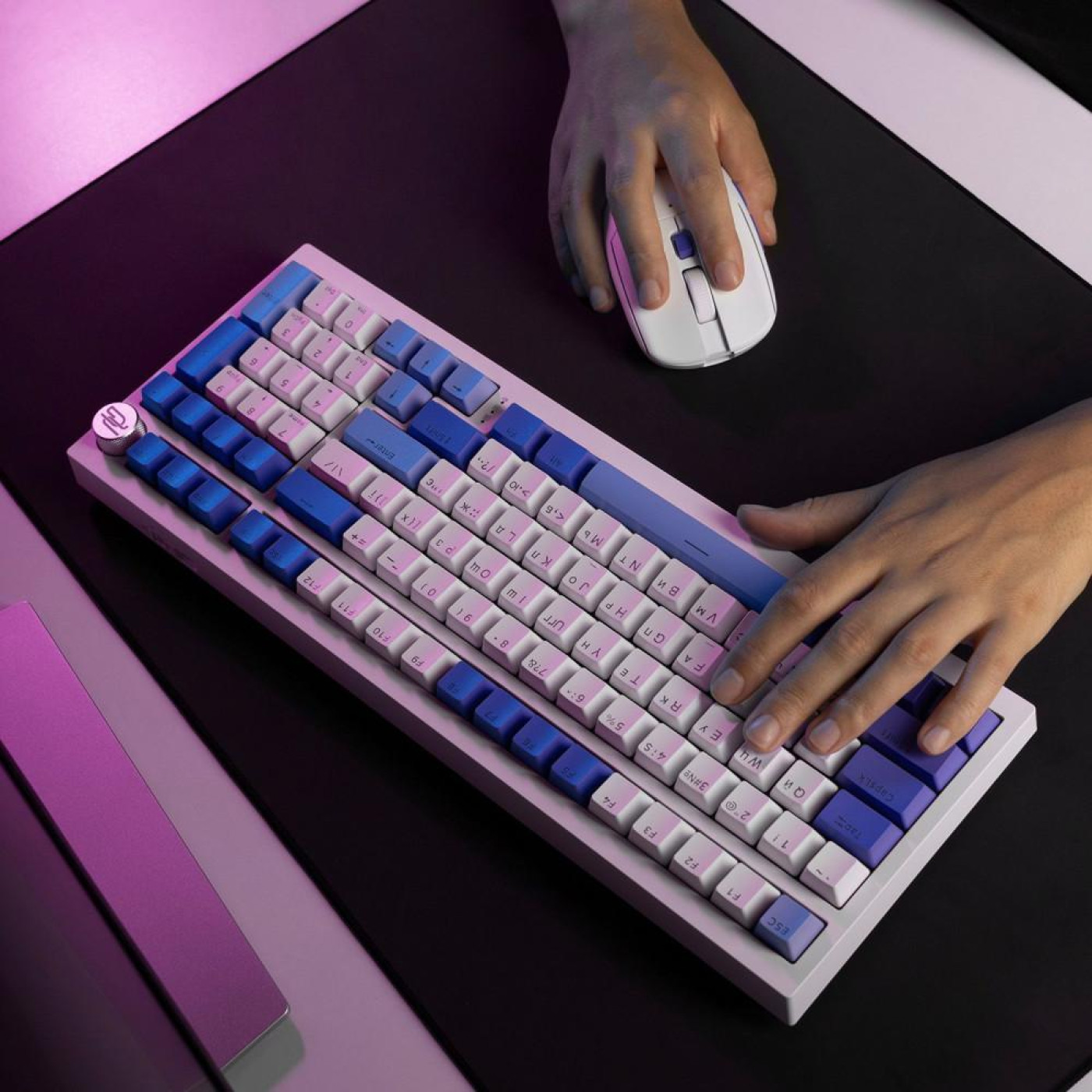 Клавиатура Proove Gaming Slicker Special Edition (Ukraine Layout) White Purple (WKSLSE022416)