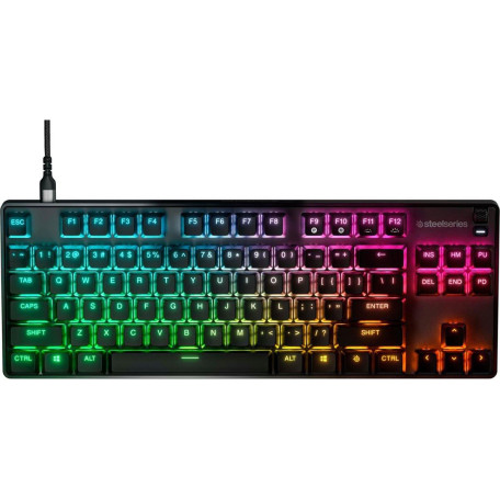 Клавіатура SteelSeries Apex 9 TKL RGB Linear OptiPoint Optical USB Black (64847)