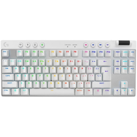 Клавіатура Logitech G PRO X TKL Lightspeed Gaming White (920-012148)