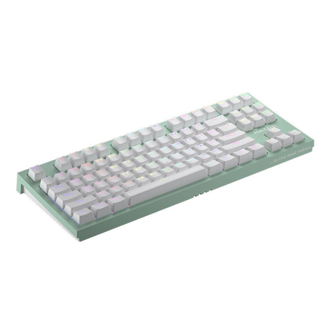 Клавиатура HATOR Skyfall TKL PRO Kailh BOX Red RGB Wireless Mint (HTK-667) Б/у