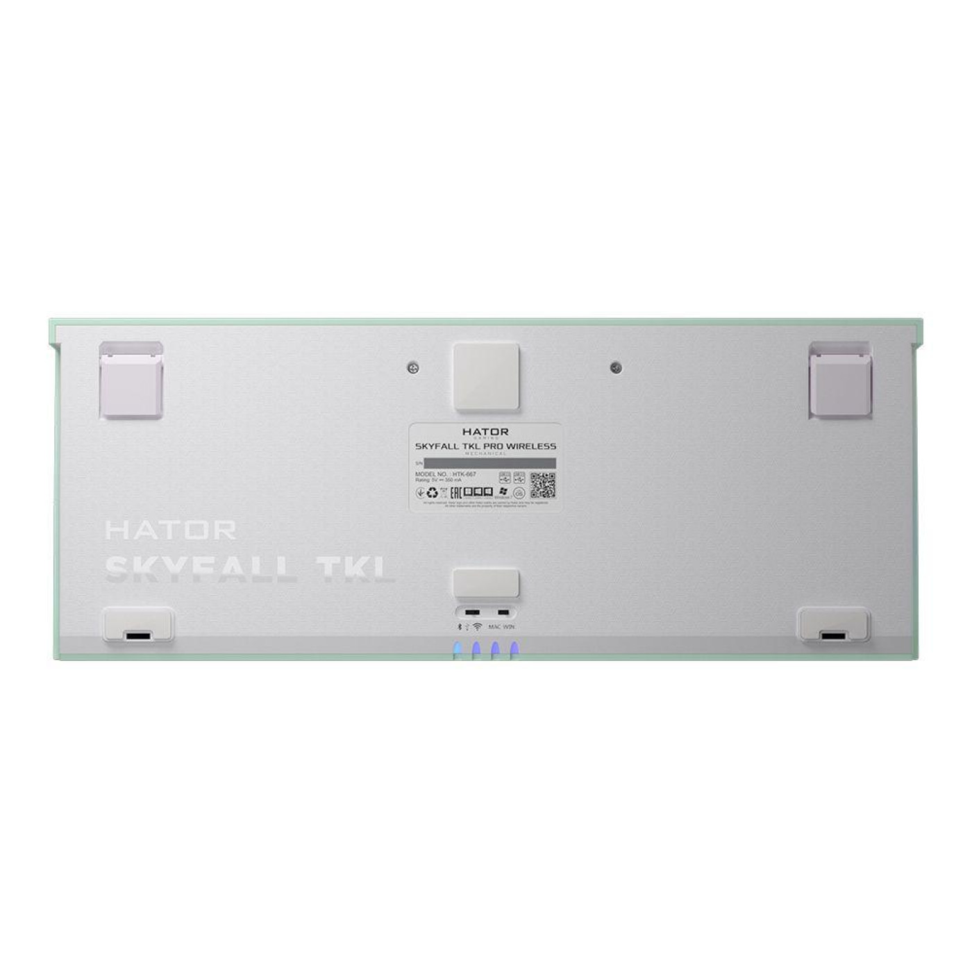 Клавиатура HATOR Skyfall TKL PRO Kailh BOX Red RGB Wireless Mint (HTK-667) Б/у