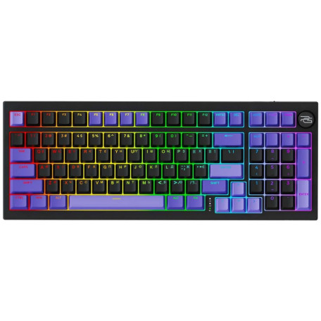 Клавіатура Proove Gaming Slicker Pro (Ukraine Layout) Black Purple (WKSLP0022416) U1