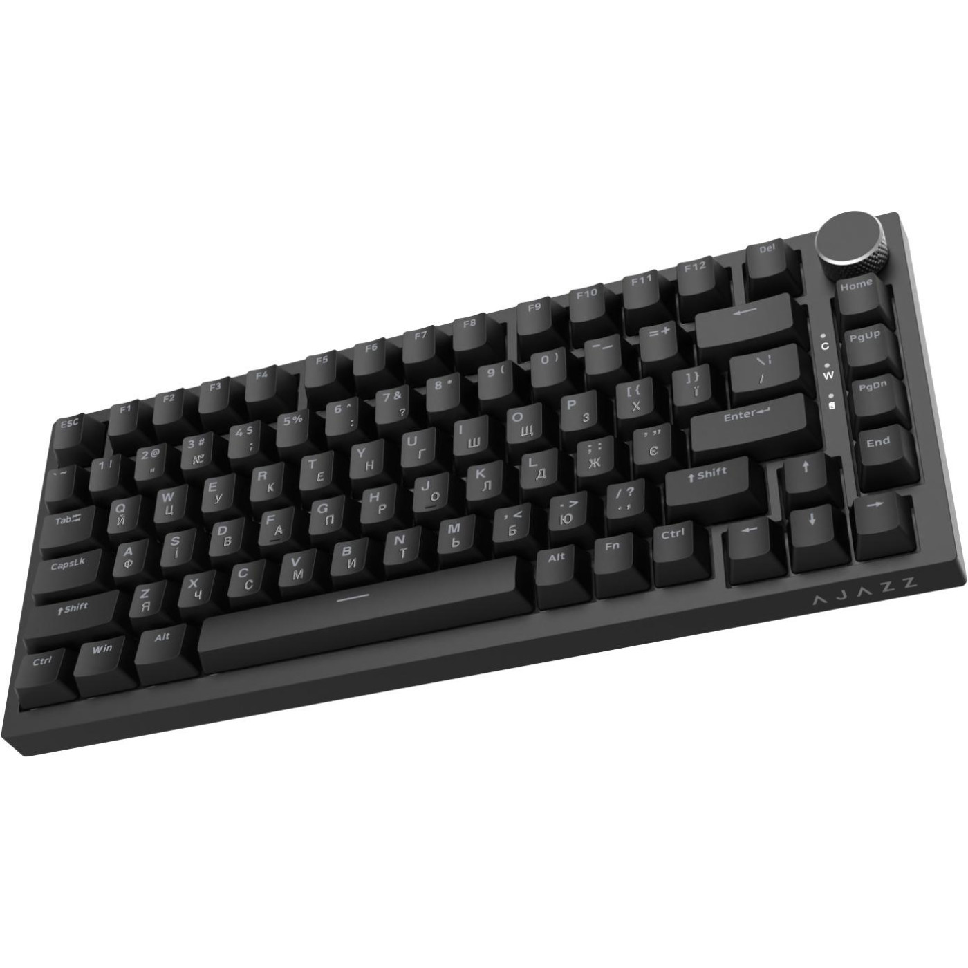Клавиатура Ajazz AK820 Red Switch Black (AK820-R-B)