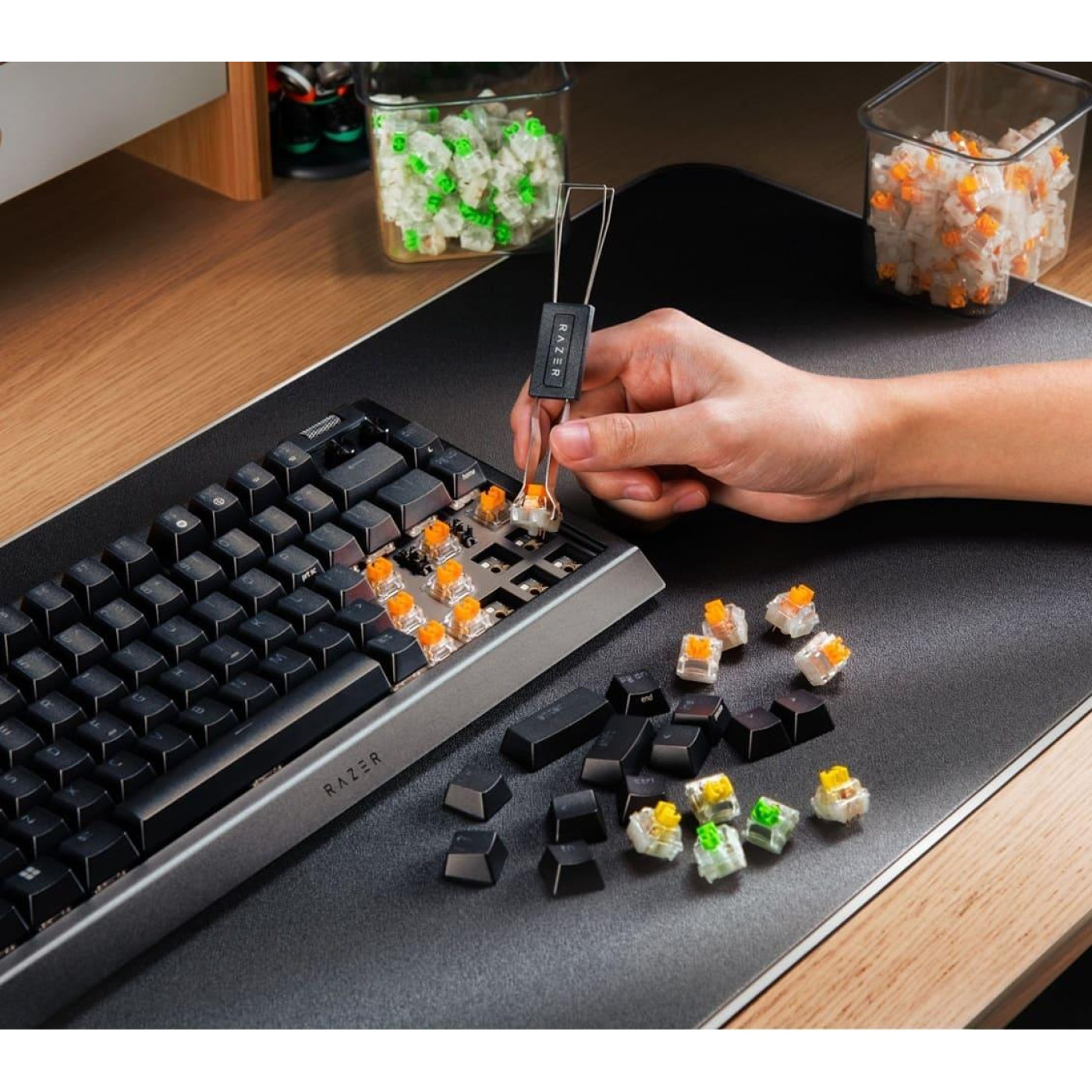 Клавіатура Razer BlackWidow V4 75% RGB Mechanical Tactile Switch USB Black (RZ03-05000100-R3M1)