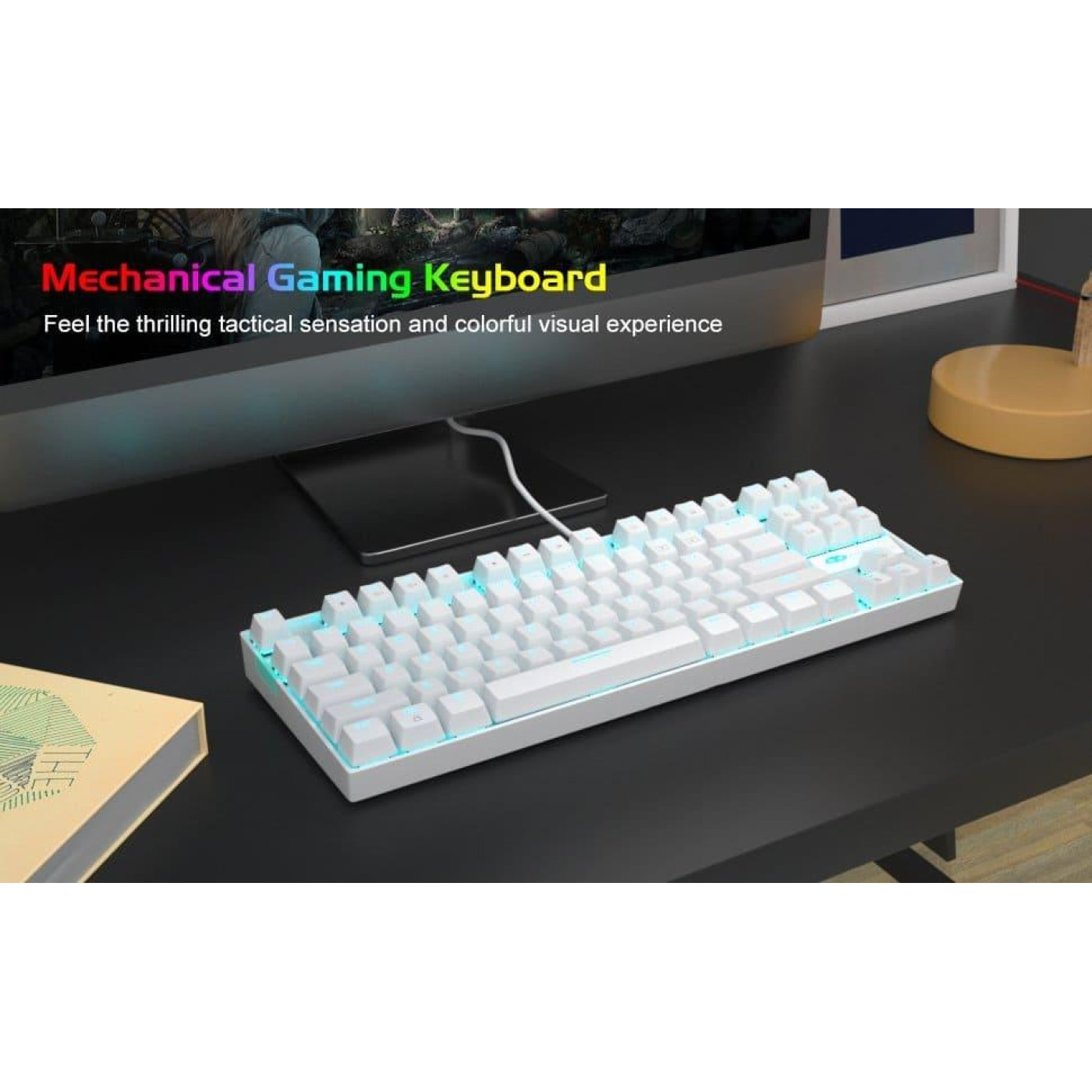 Клавиатура MageGee MK-STAR Blue Switch (6971969720268-UA) White (G-000003949)