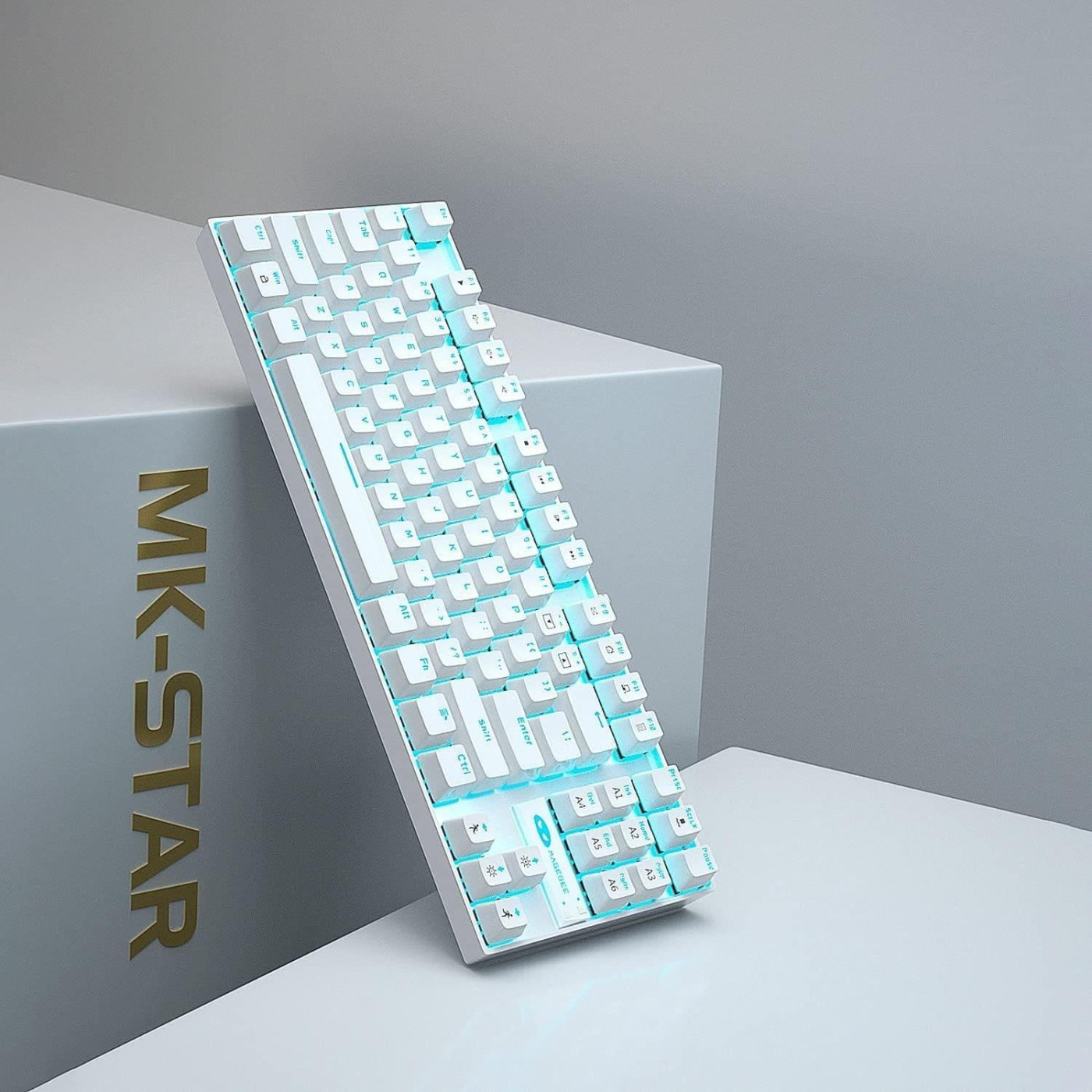 Клавиатура MageGee MK-STAR Blue Switch (6971969720268-UA) White (G-000003949)