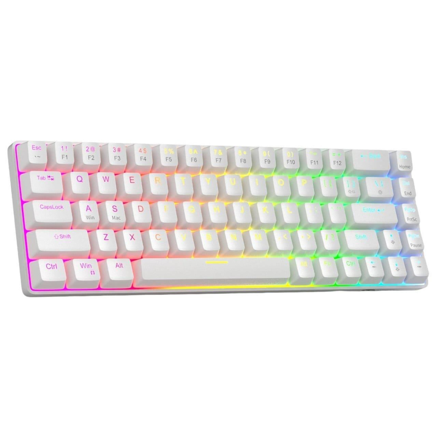 Клавиатура MageGee MK-BOX RGB Magnetic Amethyst Switch (6971969728653-UA) White (G-000003948)