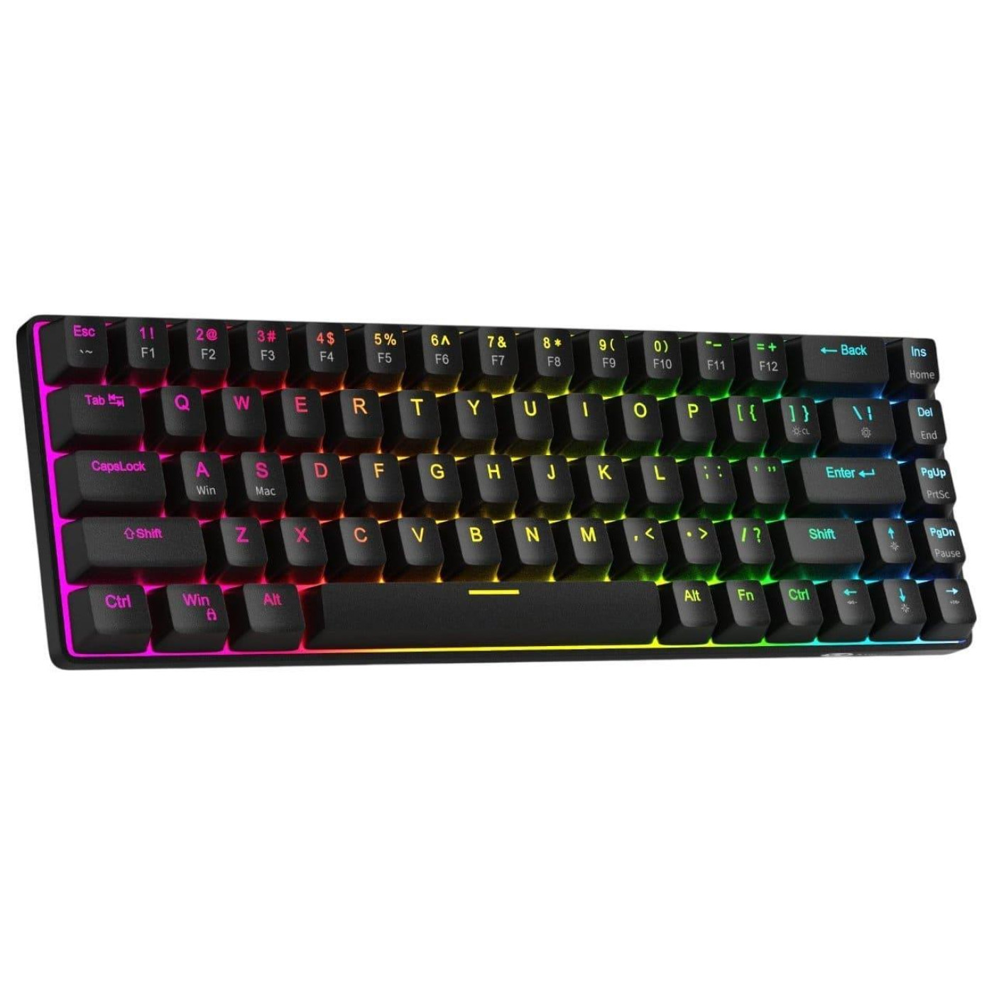 Клавиатура MageGee MK-BOX RGB Magnetic Amethyst Switch (6971969728646-UA) Black (G-000003947)