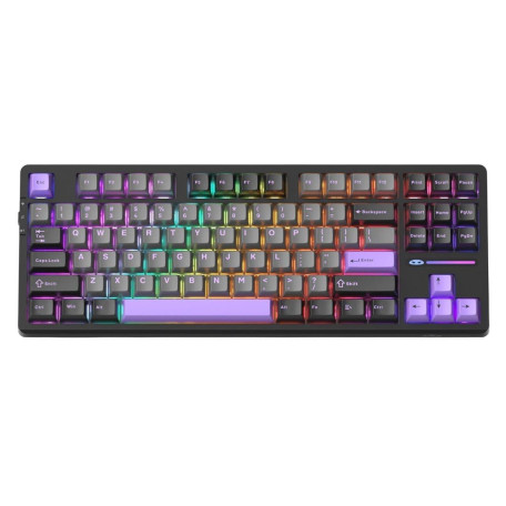 Клавіатура MageGee Light 87 RGB Blue Whale Switch Wireless (6971969728721-UA) Dark Purple (G-000003945)