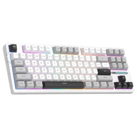 Клавіатура MageGee Light 87 RGB Blue Whale Switch Wireless (6971969728431-UA) Star White (G-000003944)