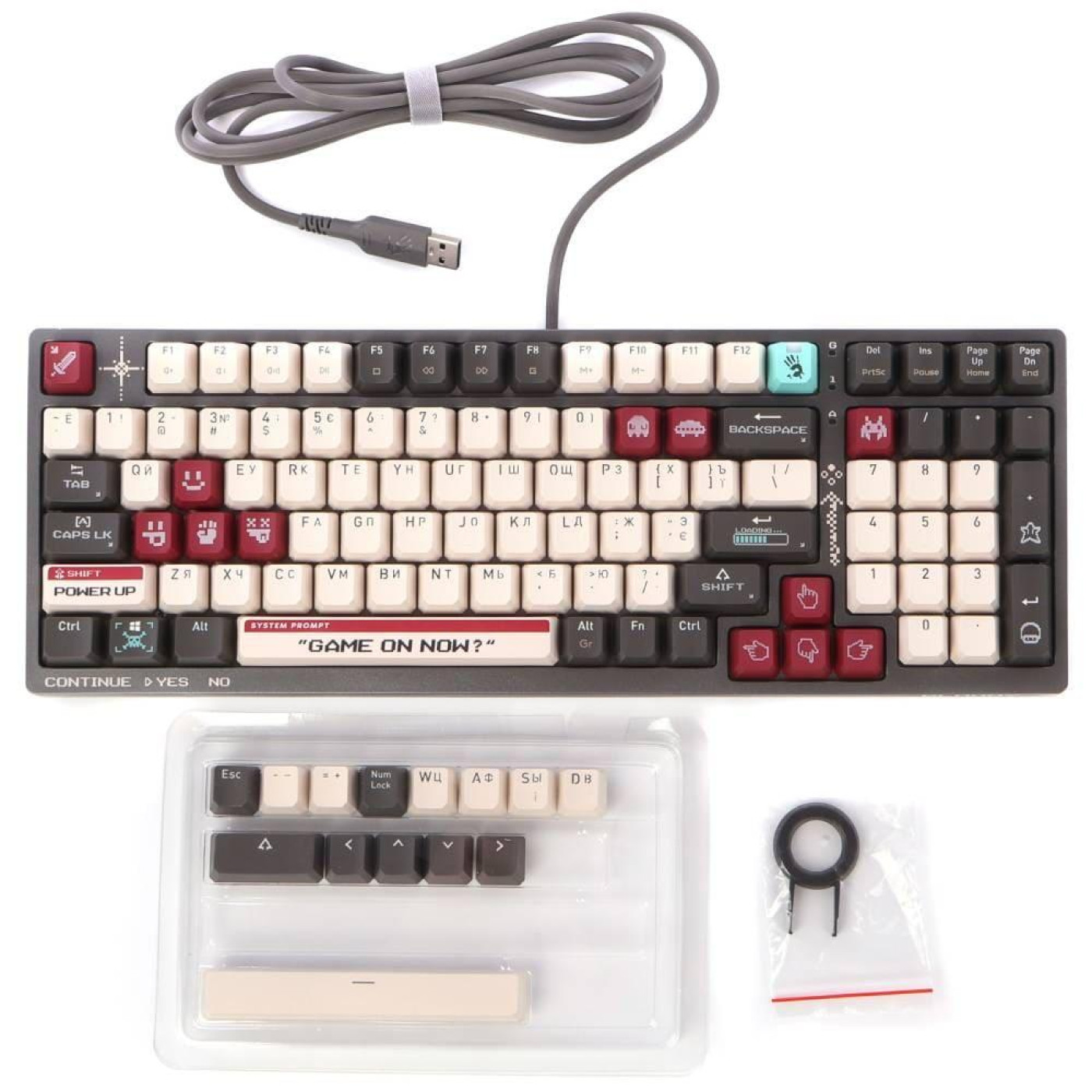 Клавиатура Bloody A4Tech WS98 (Pixels Red) (WS98 (Pixels Red))