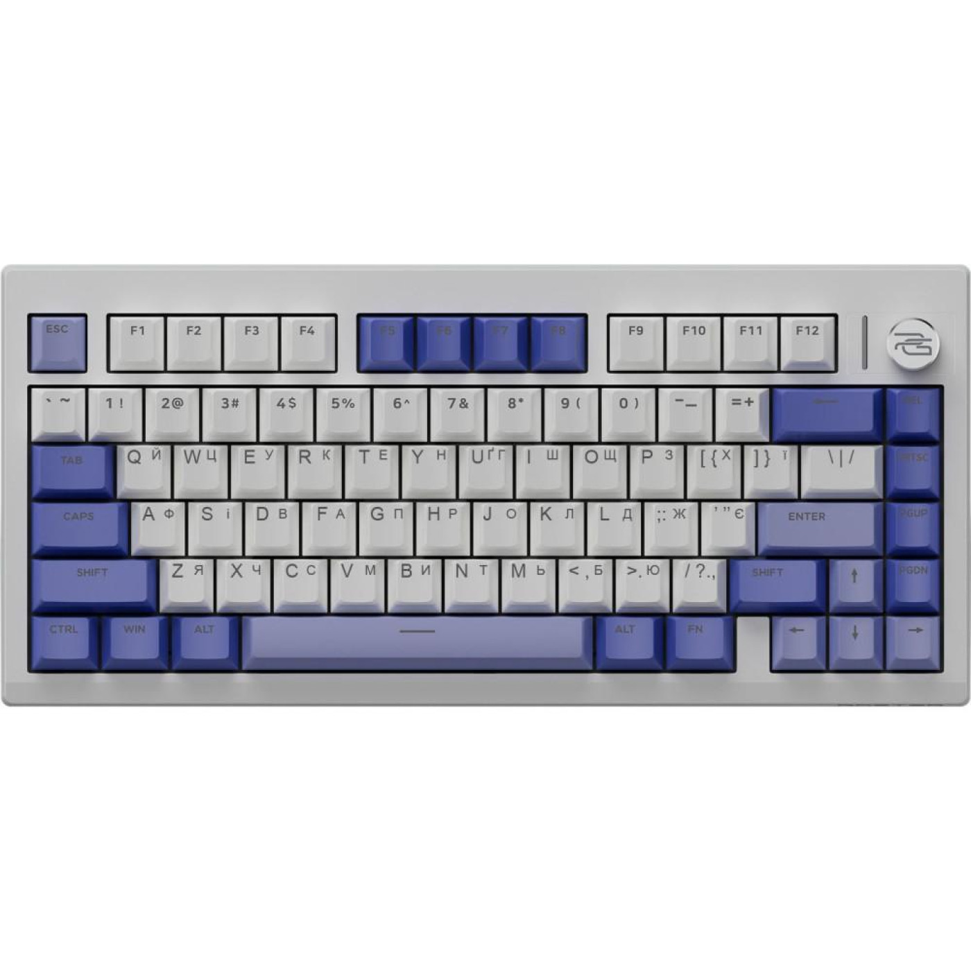 Клавіатура Proove Gaming Raster (Ukraine Layout) white/purple (WKRS00022417)