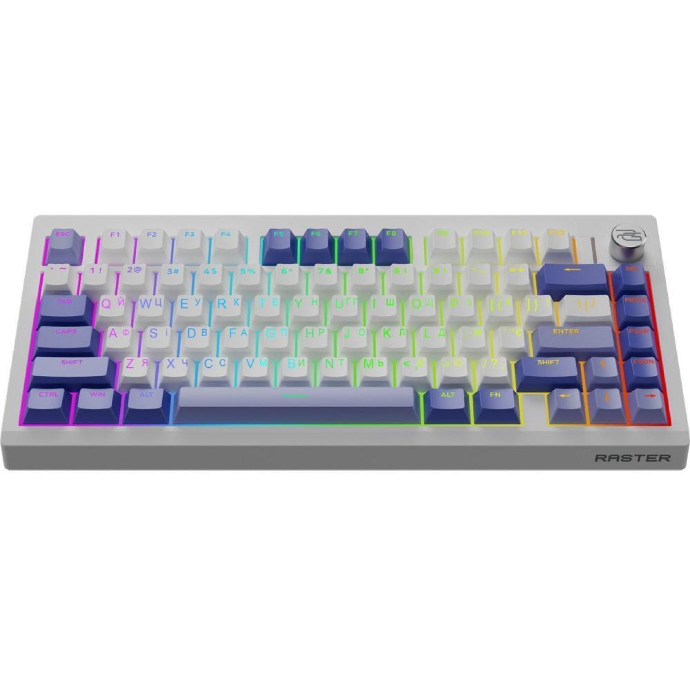 Клавіатура Proove Gaming Raster (Ukraine Layout) white/purple (WKRS00022417)