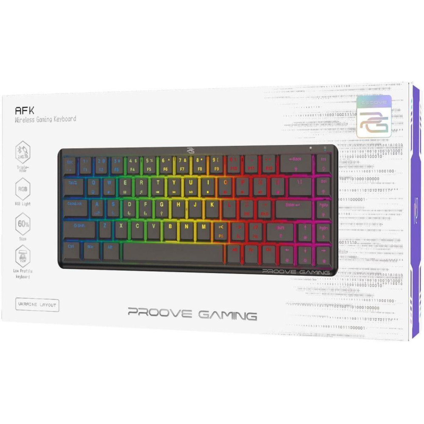 Клавиатура Proove Gaming AFK (UA) Black (WKAFK1022001)