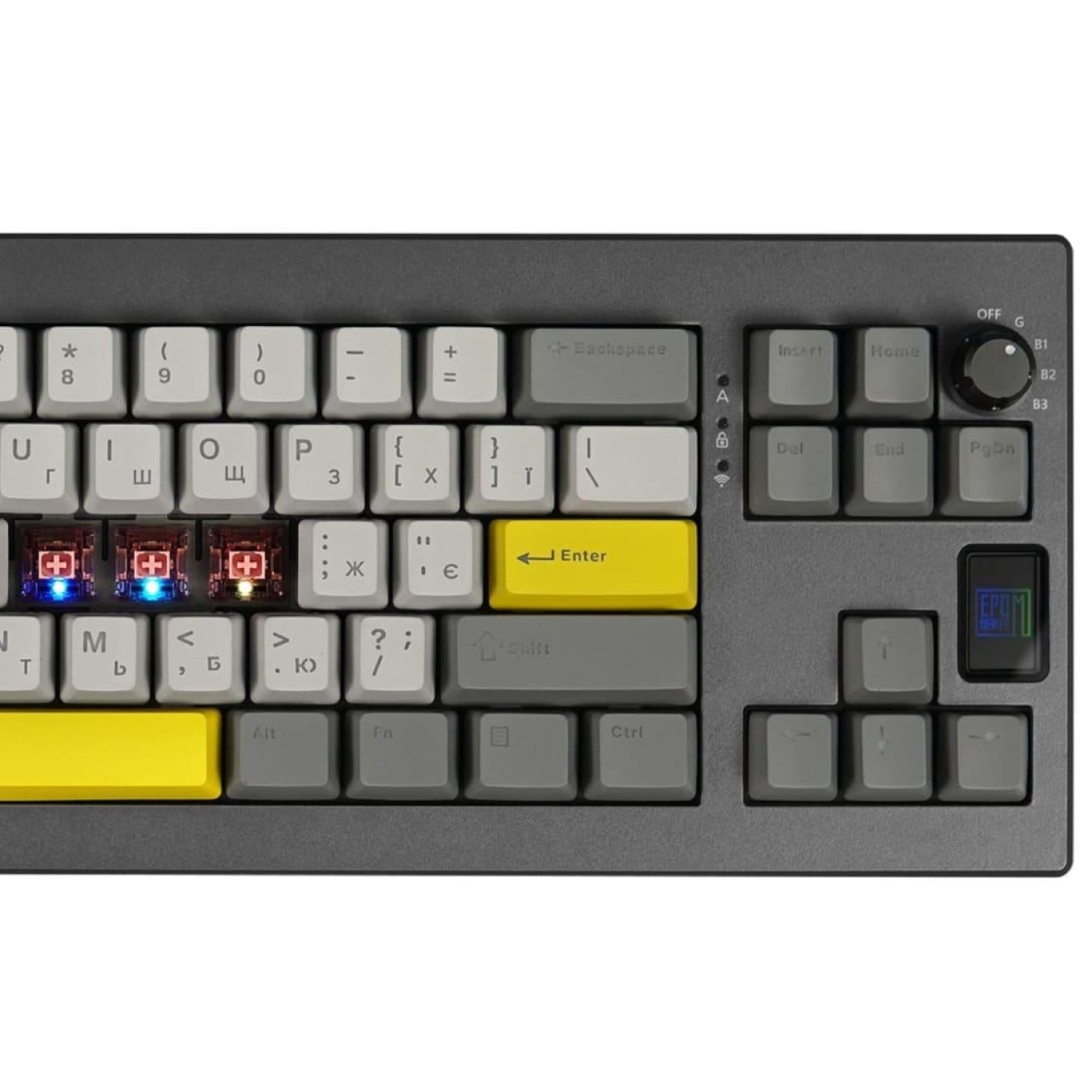 Клавиатура Epomaker Shadow-X Flamingo Black (SHX-B-F)