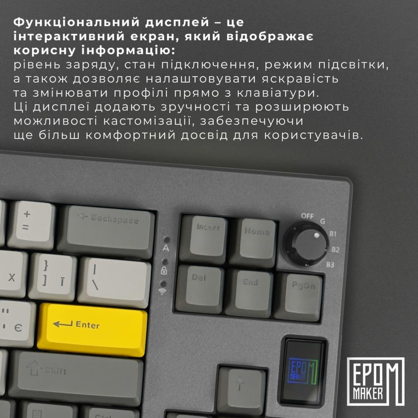 Клавиатура Epomaker Shadow-X Flamingo Black (SHX-B-F)