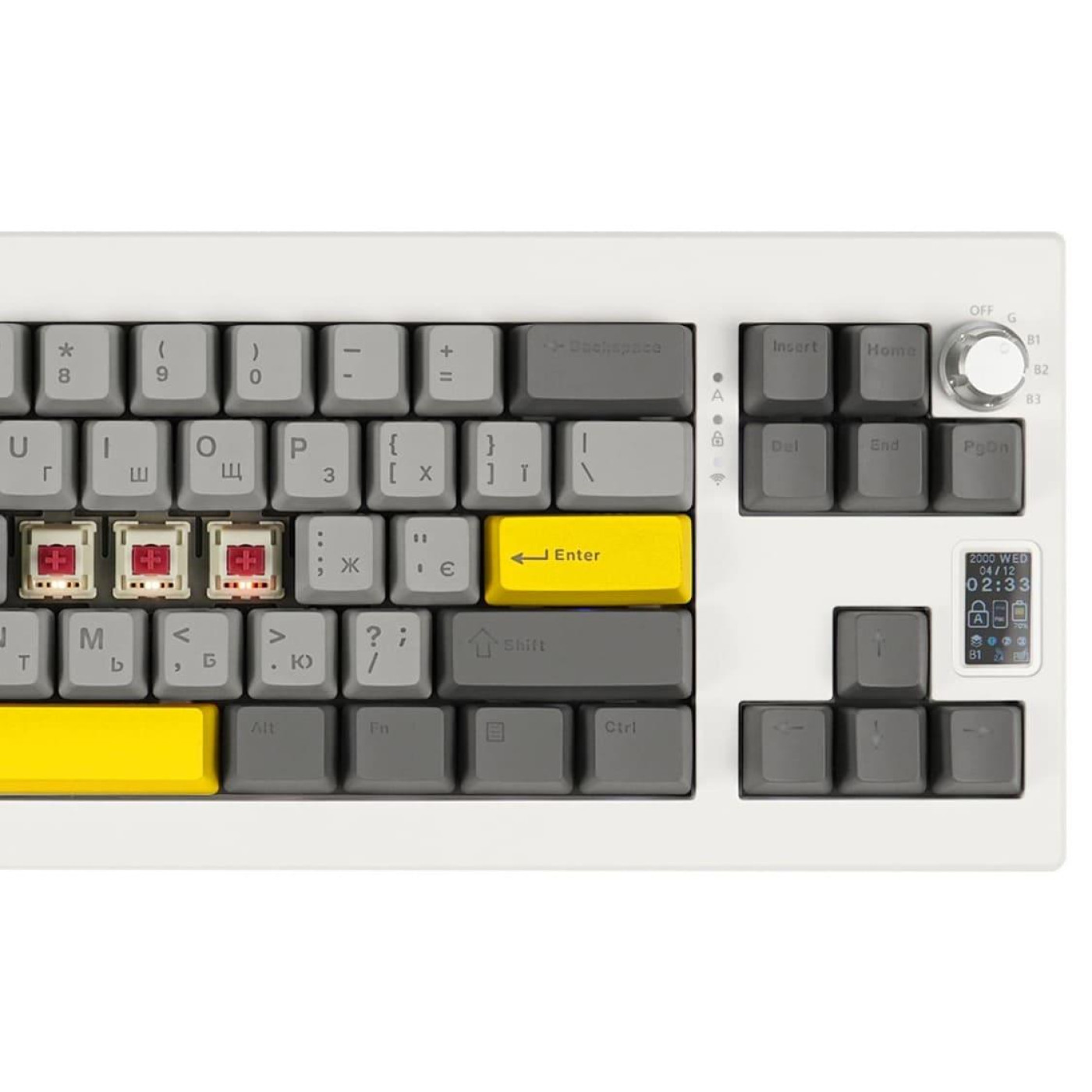 Клавіатура Epomaker Shadow-X Mulan White (SHX-W-M)