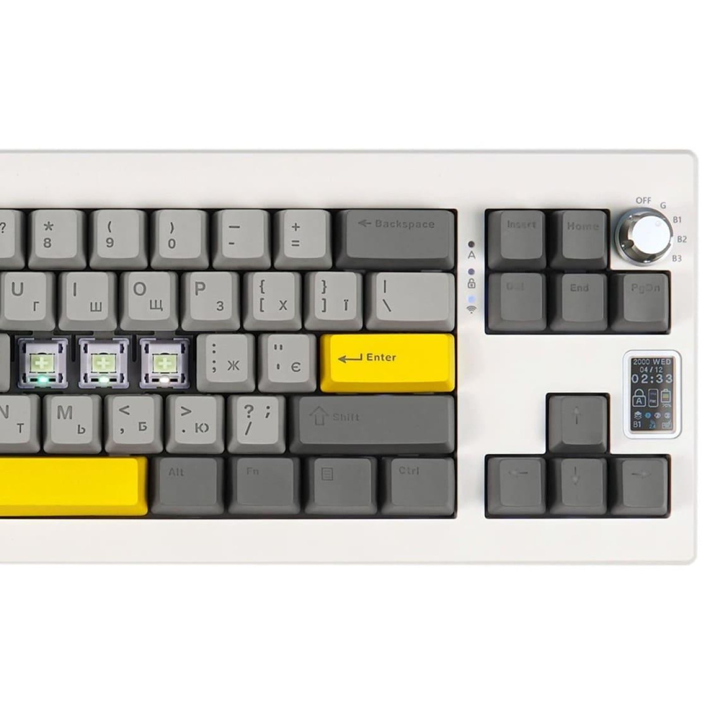 Клавиатура Epomaker Shadow-X Wisteria Linear White (SHX-W-WL)