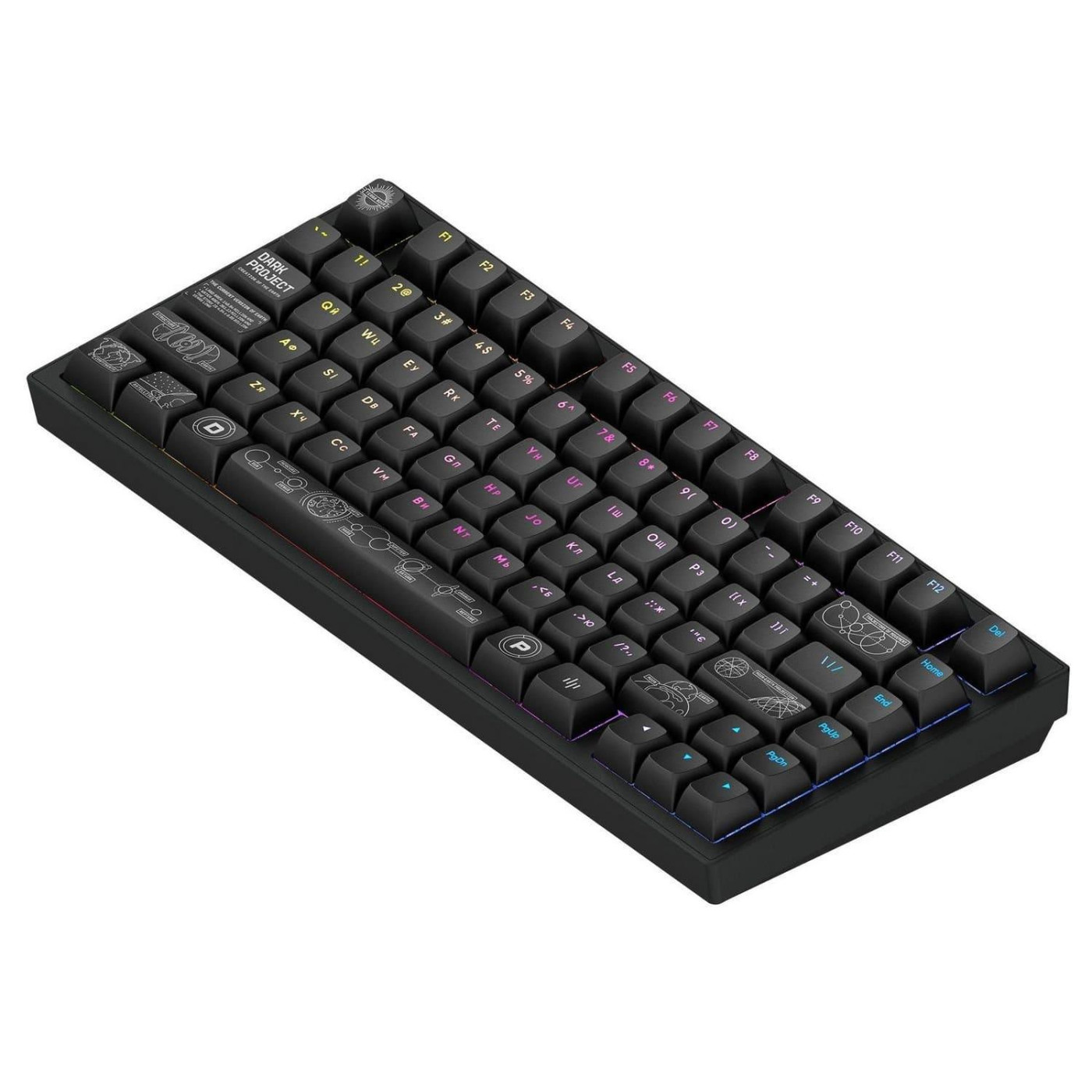 Клавиатура Dark Project ALU81 Terra Nova ENG/UA (DPKB_NOVA_81_ANSI_BLACK_UA)