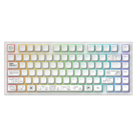Клавіатура Dark Project ALU81 Terra Nova ENG/UA (DPKB_NOVA_81_ANSI_WHITE_UA)