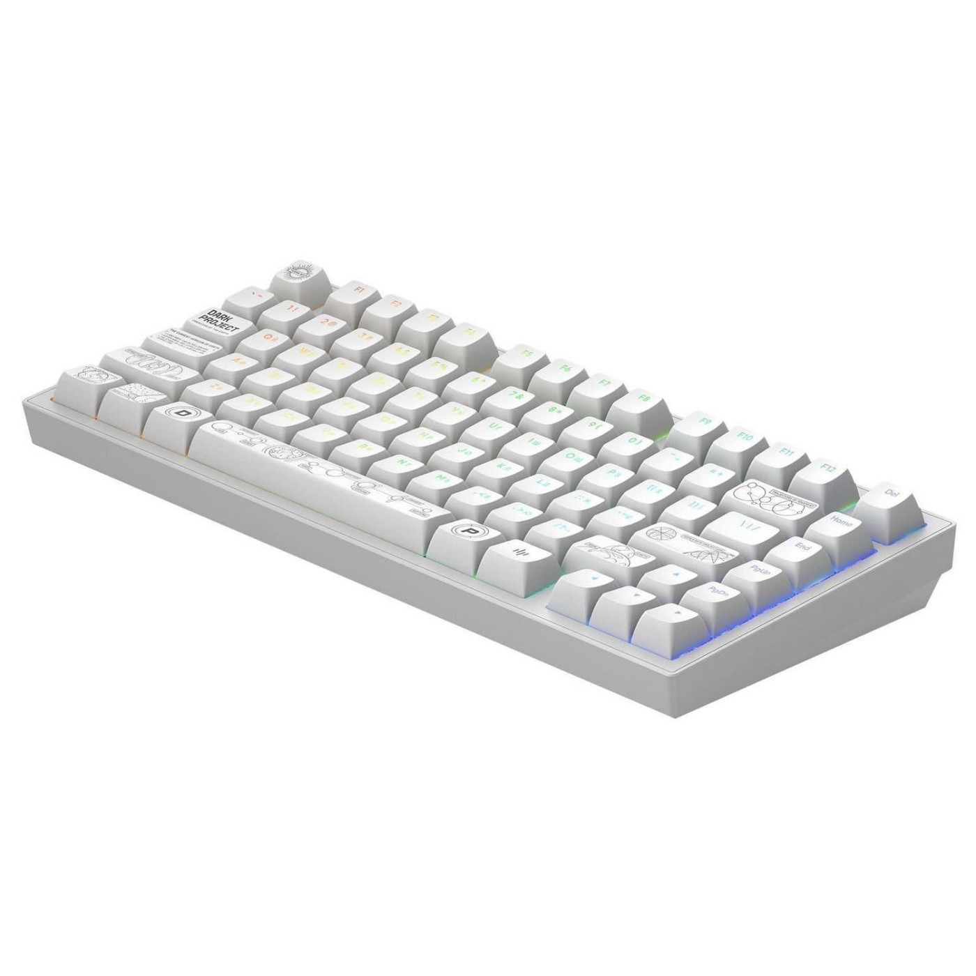 Клавиатура Dark Project ALU81 Terra Nova ENG/UA (DPKB_NOVA_81_ANSI_WHITE_UA)