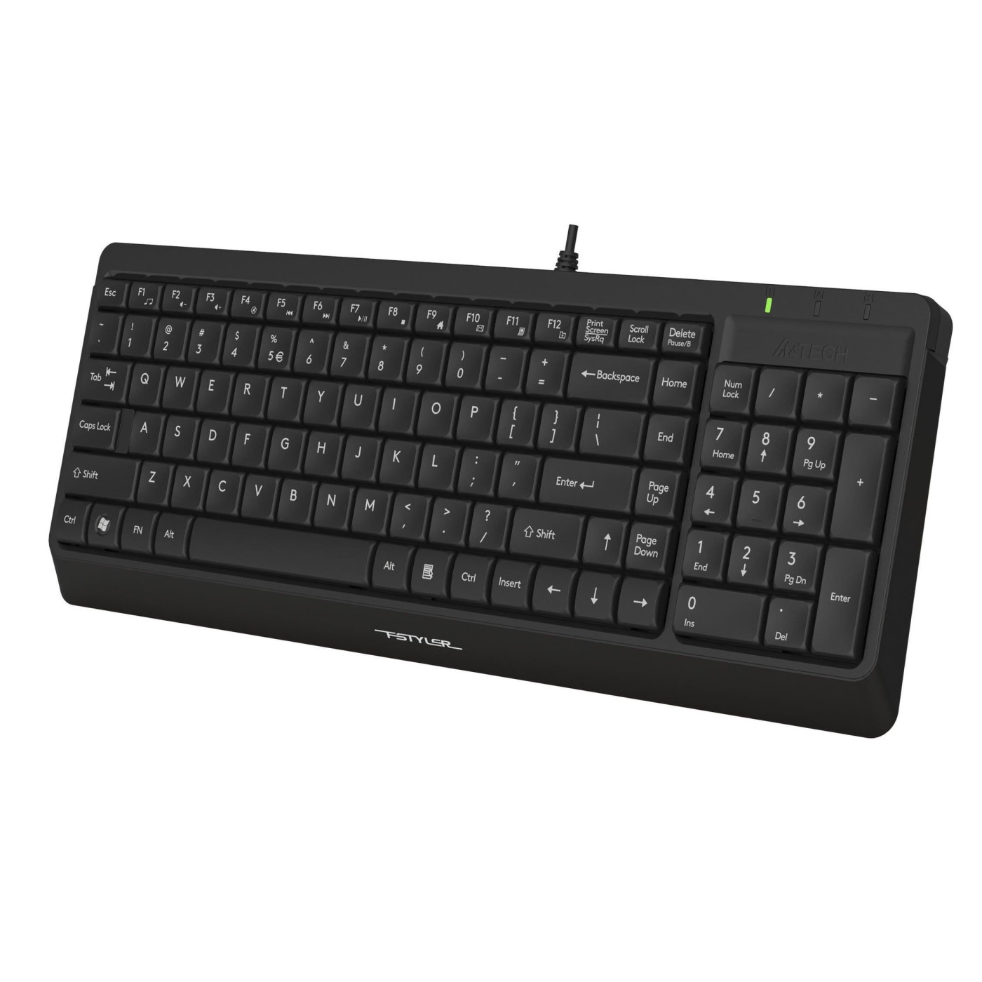 Клавіатура A4Tech Fstyler FK15 USB Black (FK15 (Black))