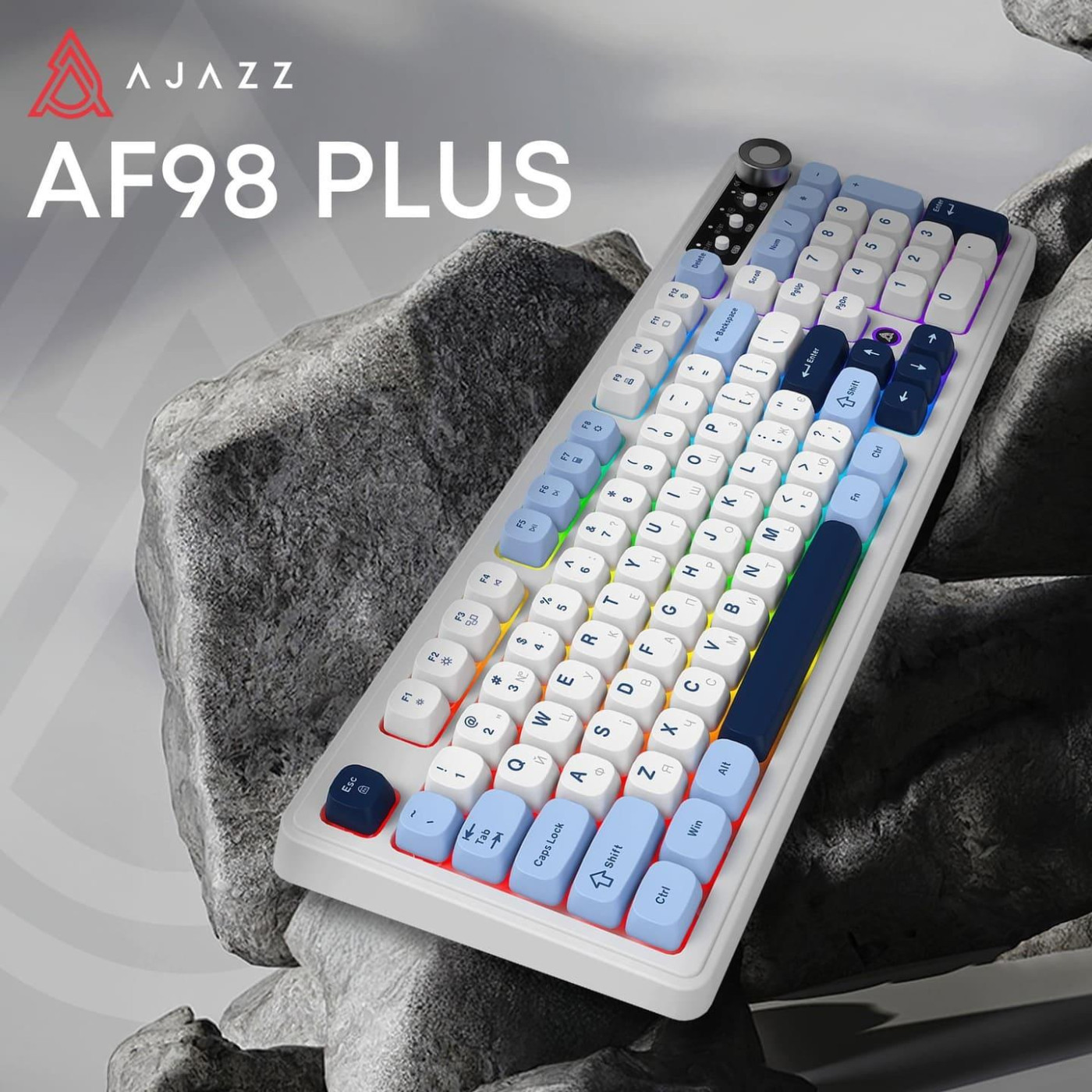 Клавиатура Ajazz AF98 PLUS Glacier Blue (AF98-PLUS-GB)