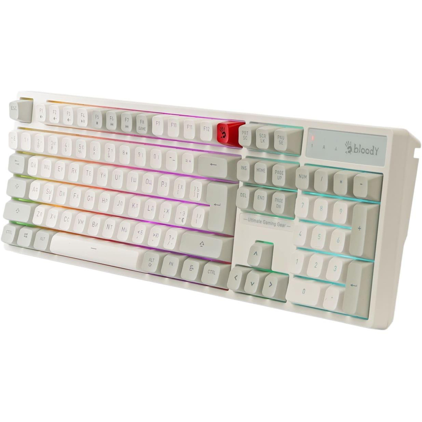 Клавіатура Bloody B230N USB White (B230N (White))