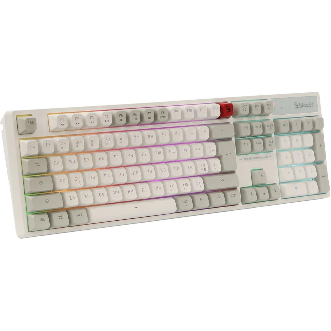 Клавіатура Bloody B230N USB White (B230N (White))