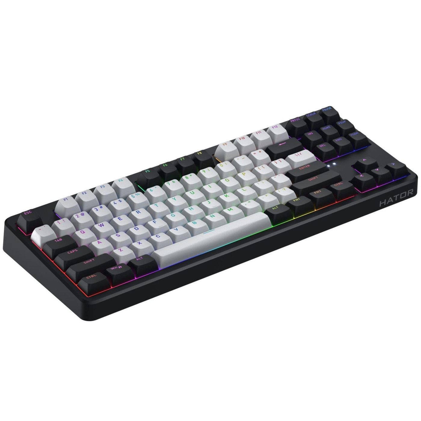 Клавіатура HATOR Rockfall 3 Mecha TKL Wireless Orange ENG ANSI Black (HTK850)