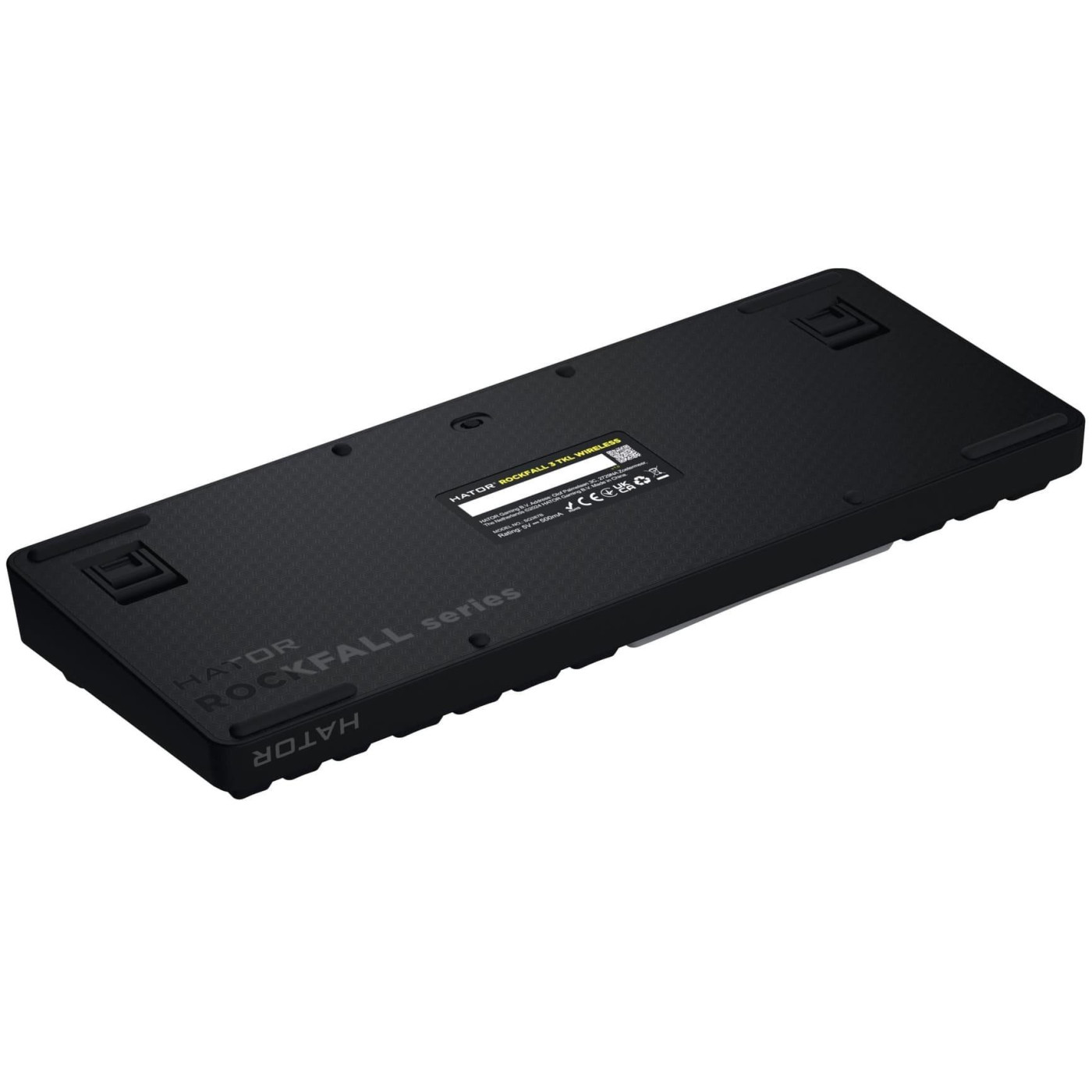 Клавіатура HATOR Rockfall 3 Mecha TKL Wireless Orange ENG ANSI Black (HTK850)