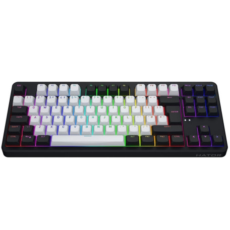 Клавіатура HATOR Rockfall 3 Mecha TKL Wireless Orange ENG (Англ.) ISO Black (HTK850EU)