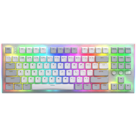 Клавіатура HATOR Gravity TKL Orange ENG (Англ.) White (HTK561)