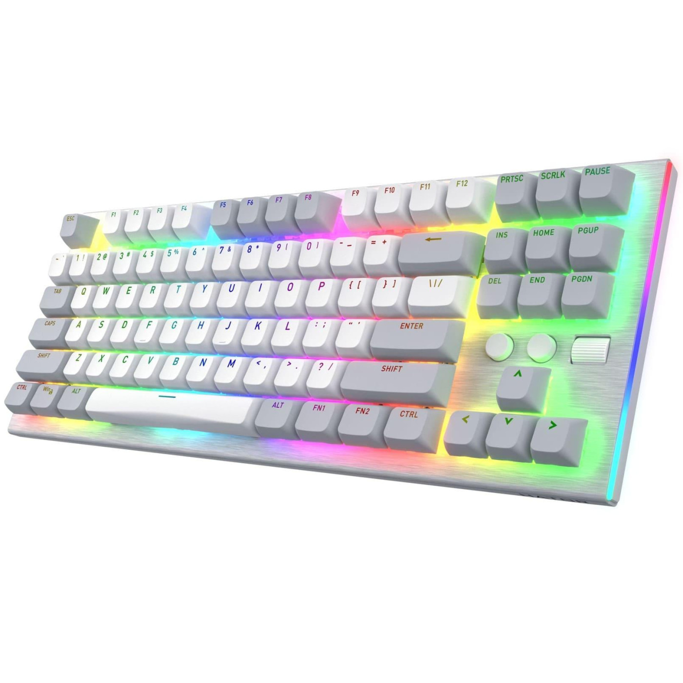 Клавіатура HATOR Gravity TKL Orange ENG White (HTK561)