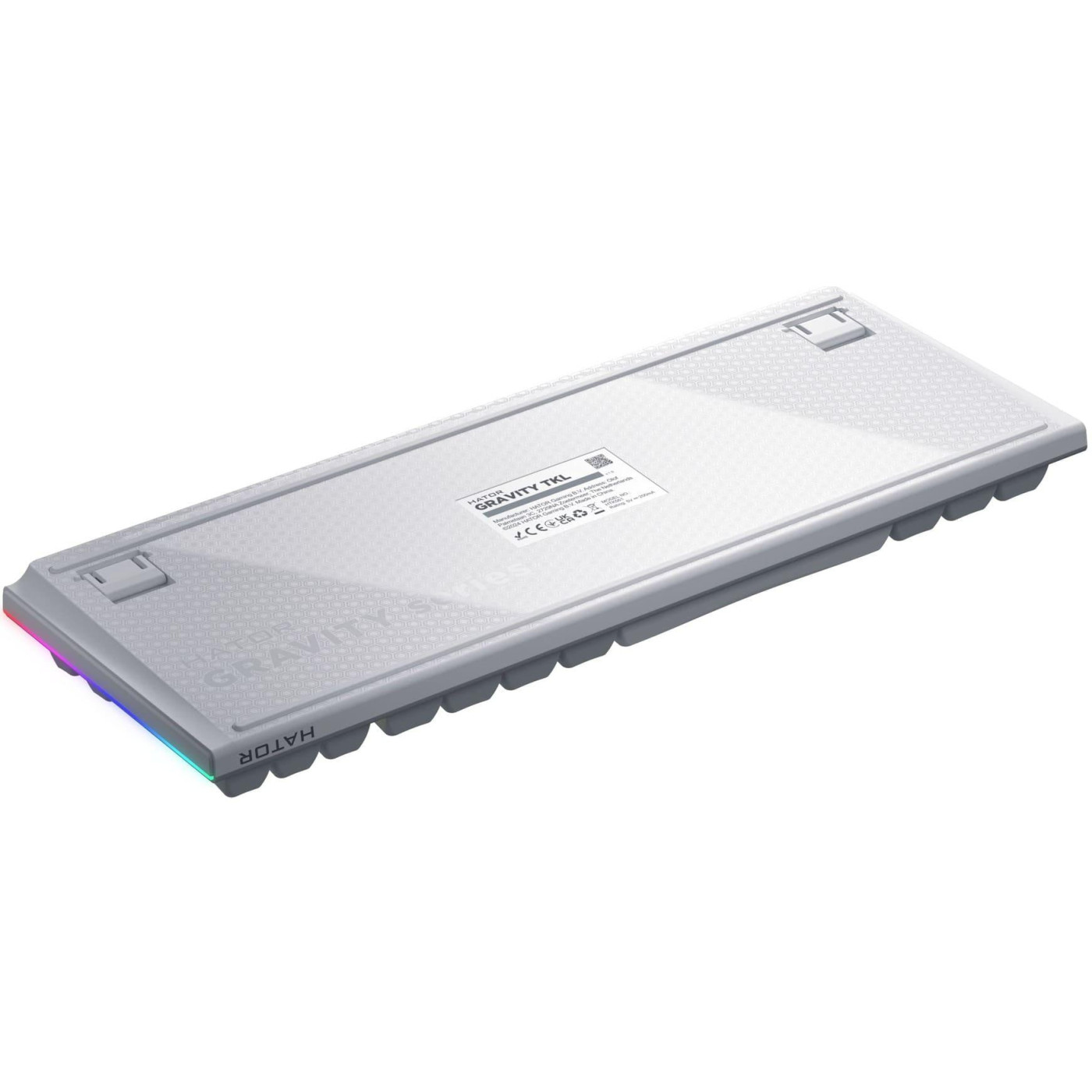 Клавіатура HATOR Gravity TKL Orange ENG White (HTK561)