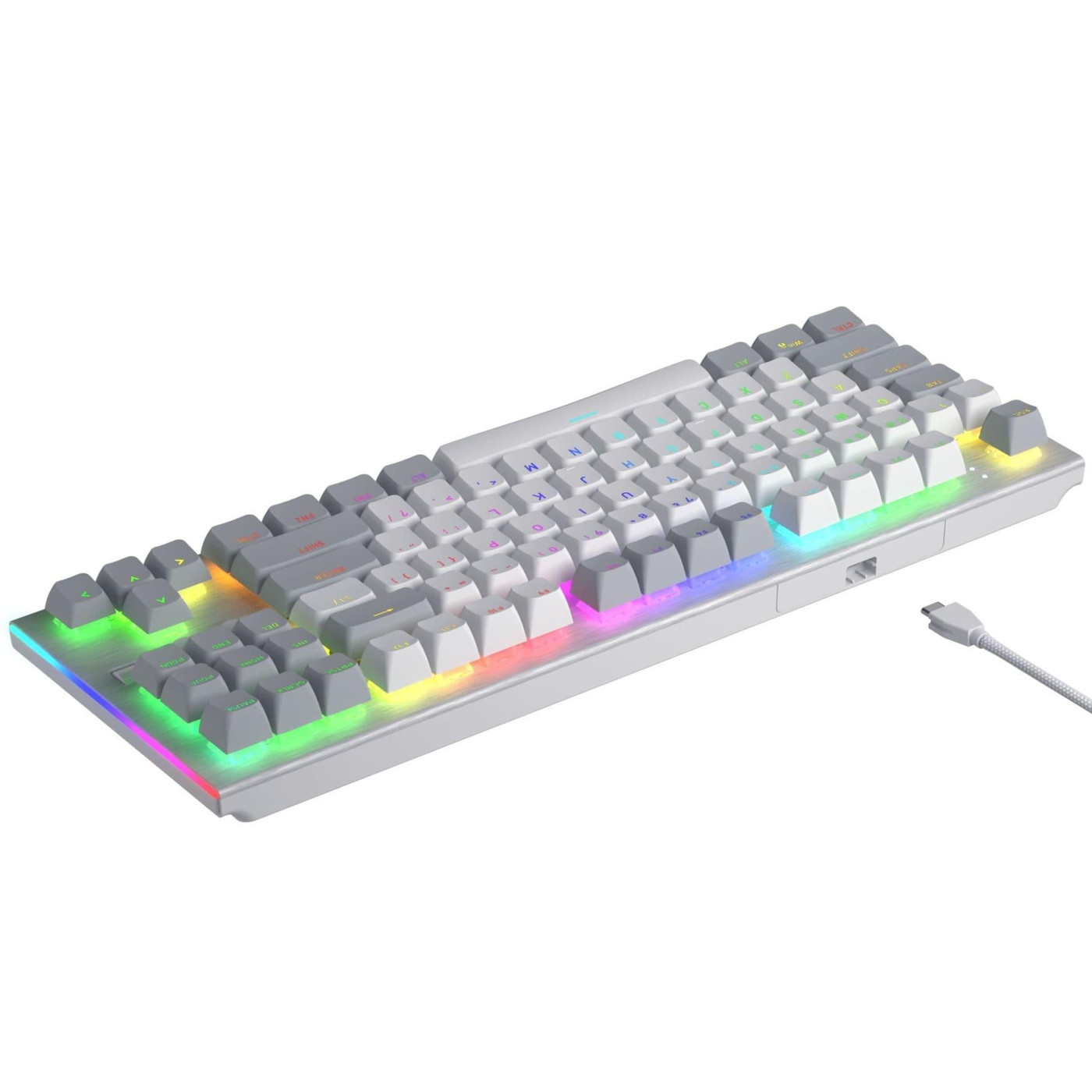 Клавіатура HATOR Gravity TKL Orange ENG White (HTK561)