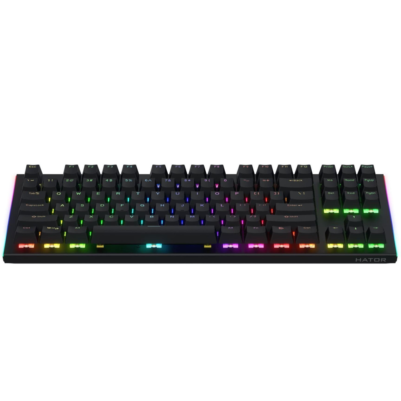 Клавіатура HATOR Gravity X TKL Orange ENG Black (HTK550)