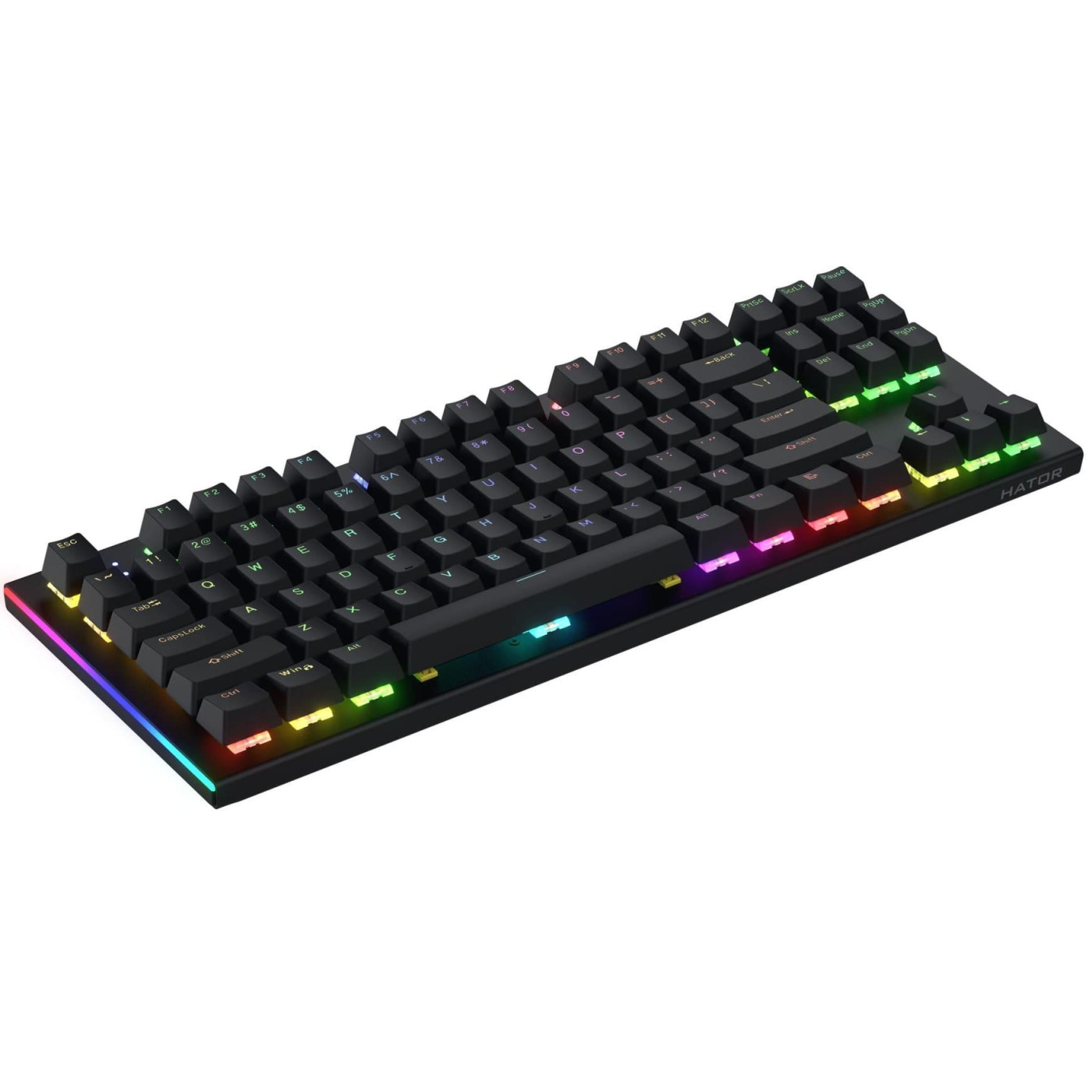 Клавіатура HATOR Gravity X TKL Orange ENG Black (HTK550)