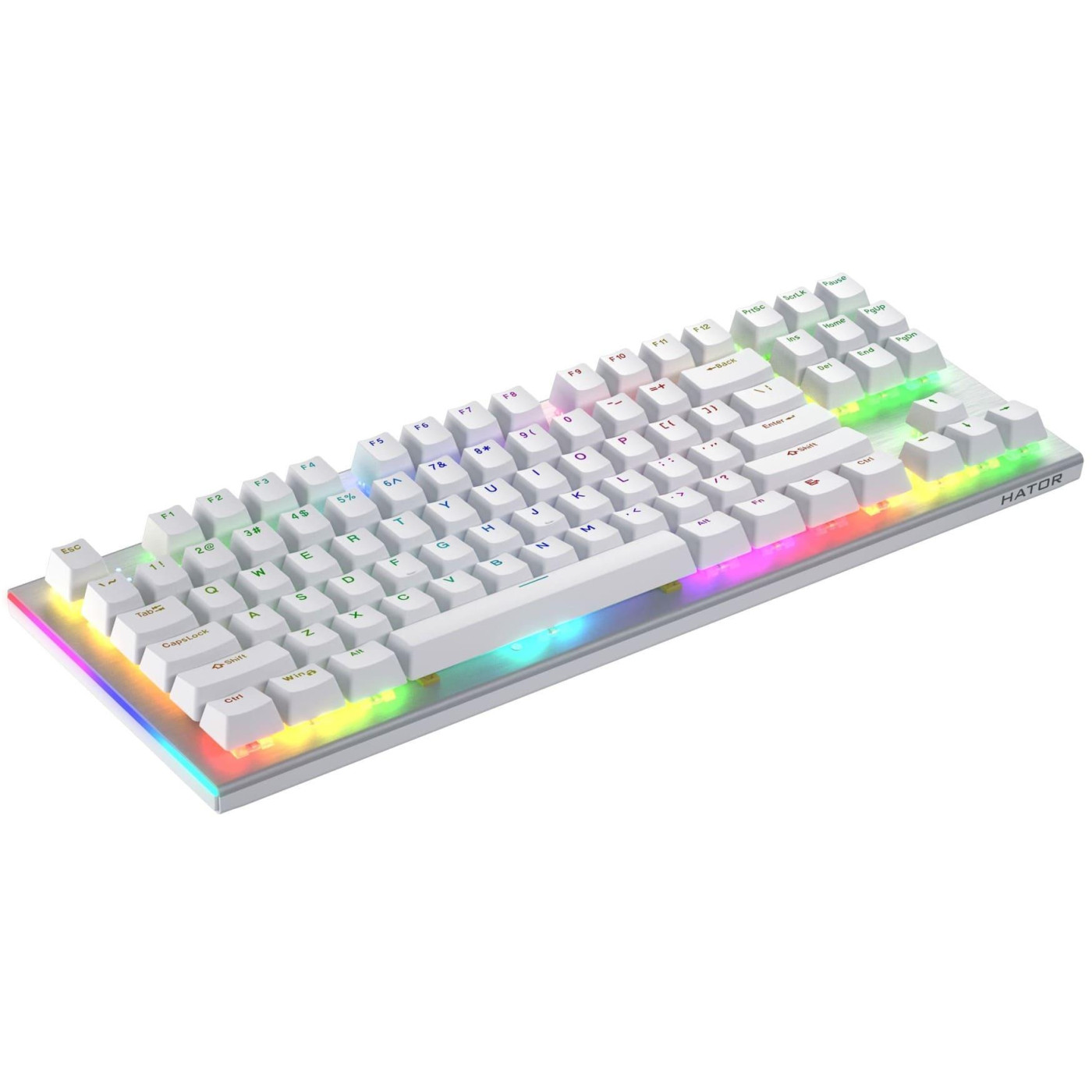 Клавіатура HATOR Gravity X TKL Orange ENG White (HTK551)