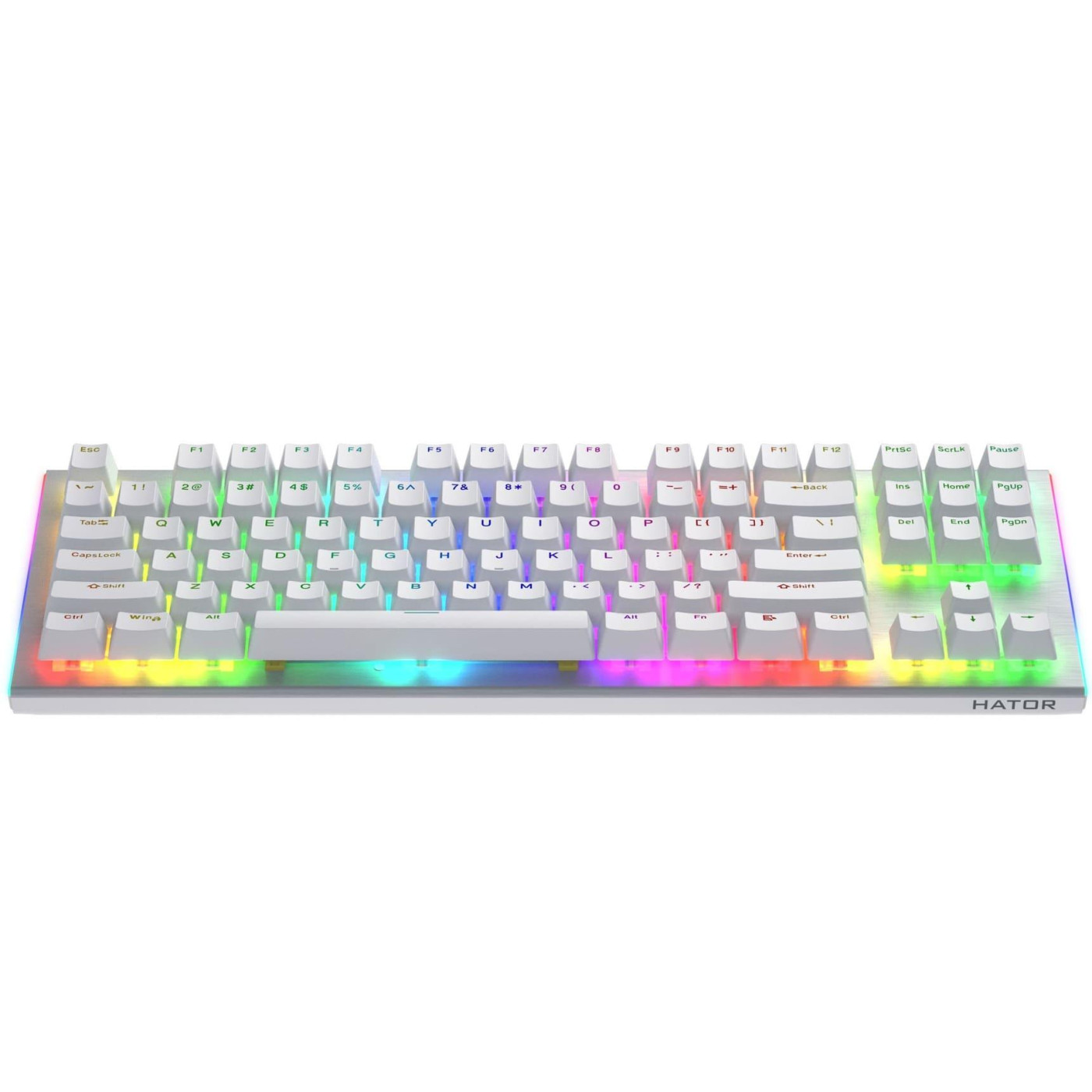 Клавіатура HATOR Gravity X TKL Orange ENG White (HTK551)