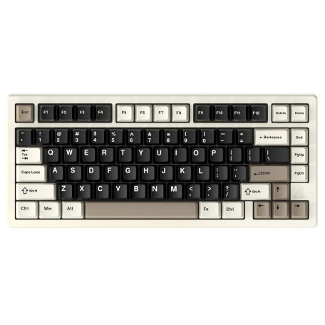 Клавиатура Attack Shark X75 RGB Kailh MX Crystal Switches Wireless (AS-6972792471457-CW-UA) Cheese White (G-000004024)