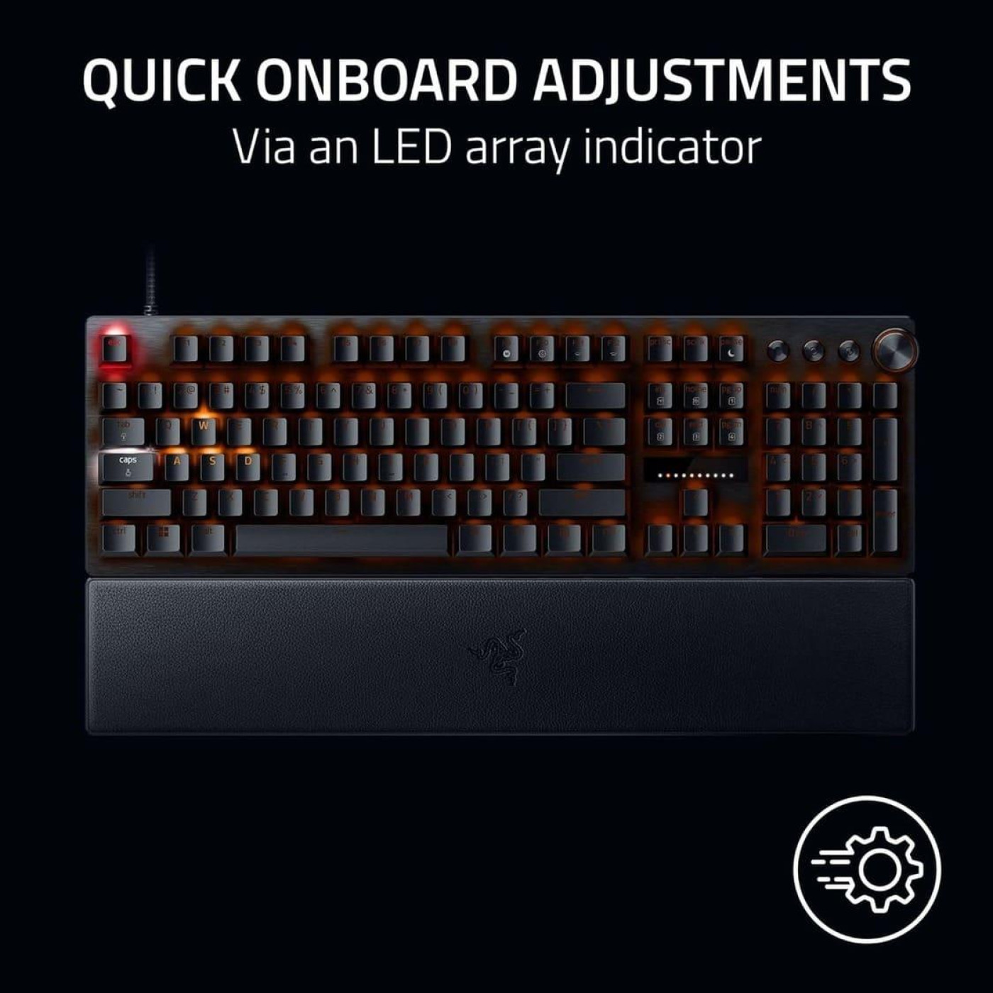 Клавіатура Razer Huntsman V3 Pro RGB 104key Analog Optical Switches GEN-2 ENG/UKR Black (RZ03-04970100-R3M1)