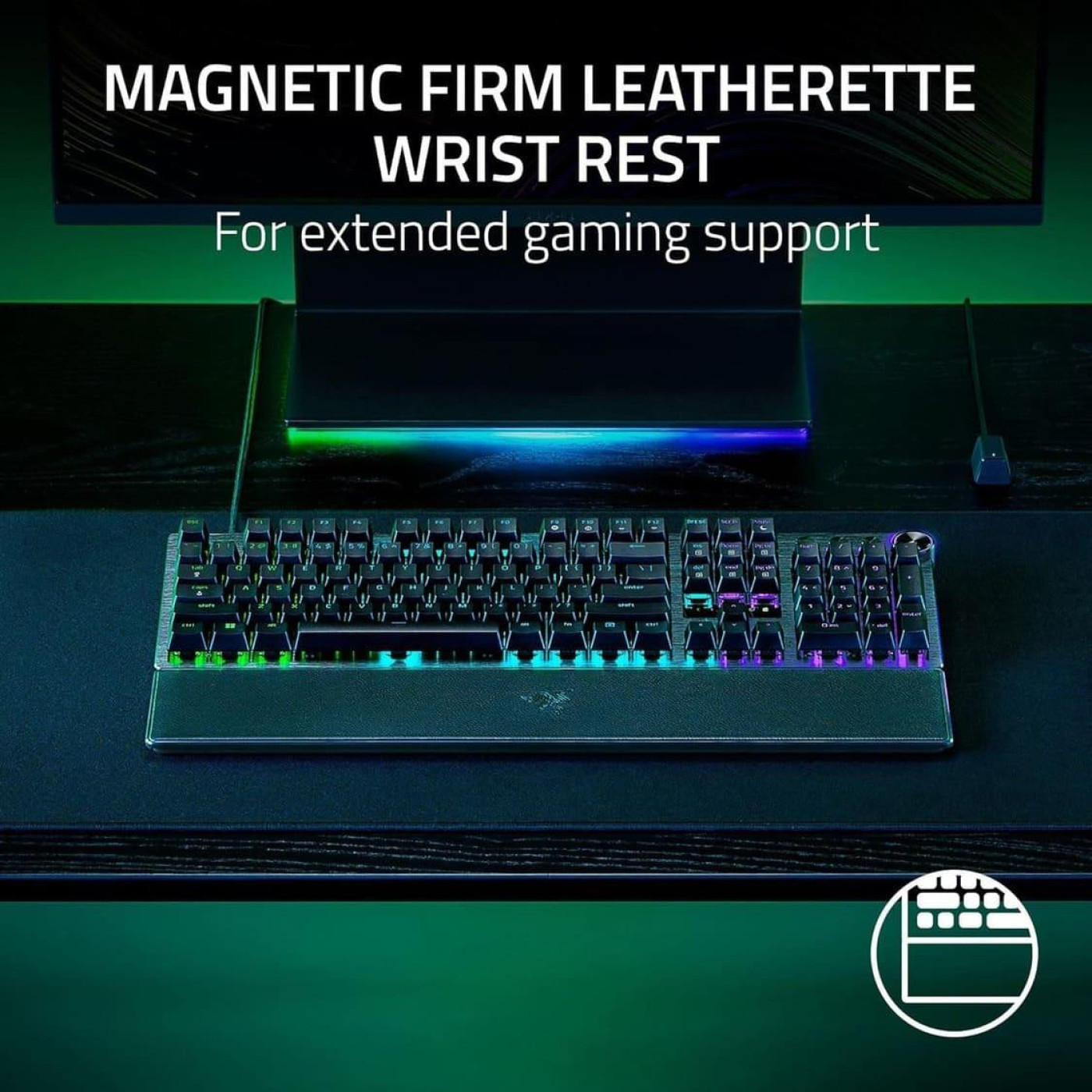 Клавіатура Razer Huntsman V3 Pro RGB 104key Analog Optical Switches GEN-2 ENG/UKR Black (RZ03-04970100-R3M1)